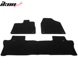 2019-2024 Honda Passport & 2016-2022 Pilot OE Black Floor Mats Nylon