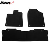 2017-2024 Honda Ridgeline OE Black Front Rear Floor Mat Carpet Nylon
