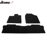 2017-2024 Honda Ridgeline OE Black Front Rear Floor Mat Carpet Nylon