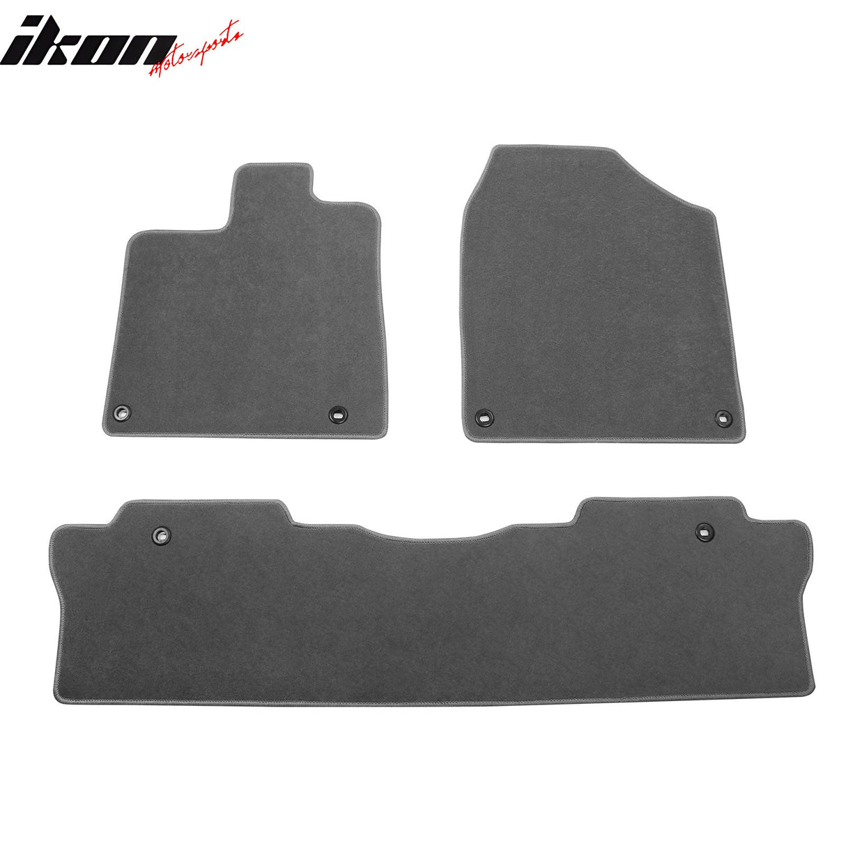 2017-2024 Honda Ridgeline OE Gray Front Rear Floor Mat Carpet Nylon