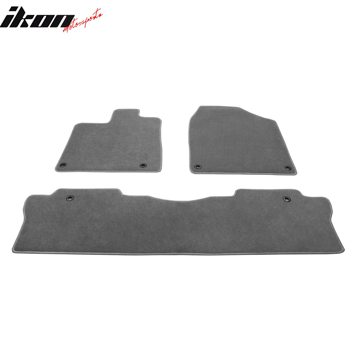 2017-2024 Honda Ridgeline OE Gray Front Rear Floor Mat Carpet Nylon