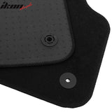 2017-2025 Audi Q7 SQ7&2019-2024 Q8 SQ8 RSQ8 4PC Black Floor Mats Nylon