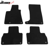 2017-2023 Maserati Levante 4PCS Black Front Floor Mats Carpets Nylon