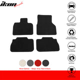 2022-2024 BMW I20 iX 4PCS Black Front Rear Floor Mats Carpets Nylon