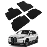 2022-2024 BMW I20 iX 4PCS Black Front Rear Floor Mats Carpets Nylon
