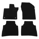 2023-2024 Toyota Prius Prime 4PCS Black Front Floor Mats Carpets Nylon