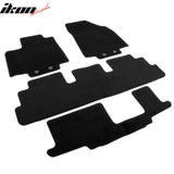 2022-2025 Infiniti QX60 Nissan Pathfinder Front Rear Floor Mats Nylon