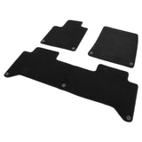 OE Style Black Floor Mats for Rivian R1T 2022-2026 Carpets Nylon 3PCS