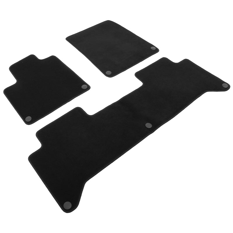 OE Style Black Floor Mats for Rivian R1T 2022-2026 Carpets Nylon 3PCS