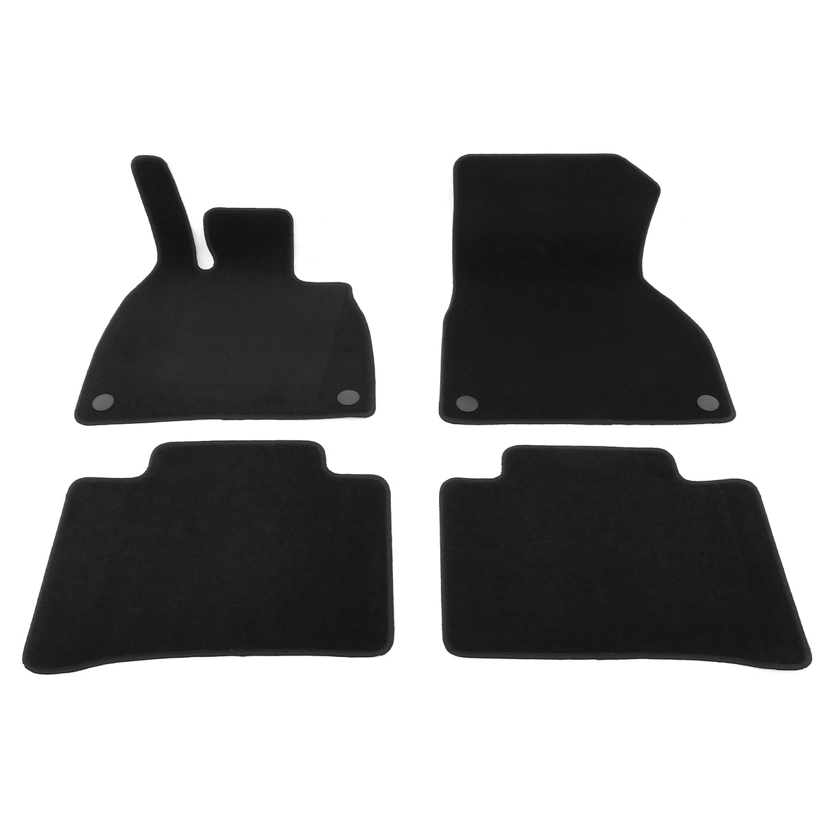 Floor Mats for Benz EQS Sedan V297 2022-2026 OE Style Black Nylon 4PCS
