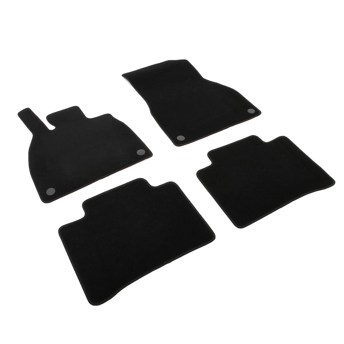 Floor Mats for Benz EQS Sedan V297 2022-2026 OE Style Black Nylon 4PCS
