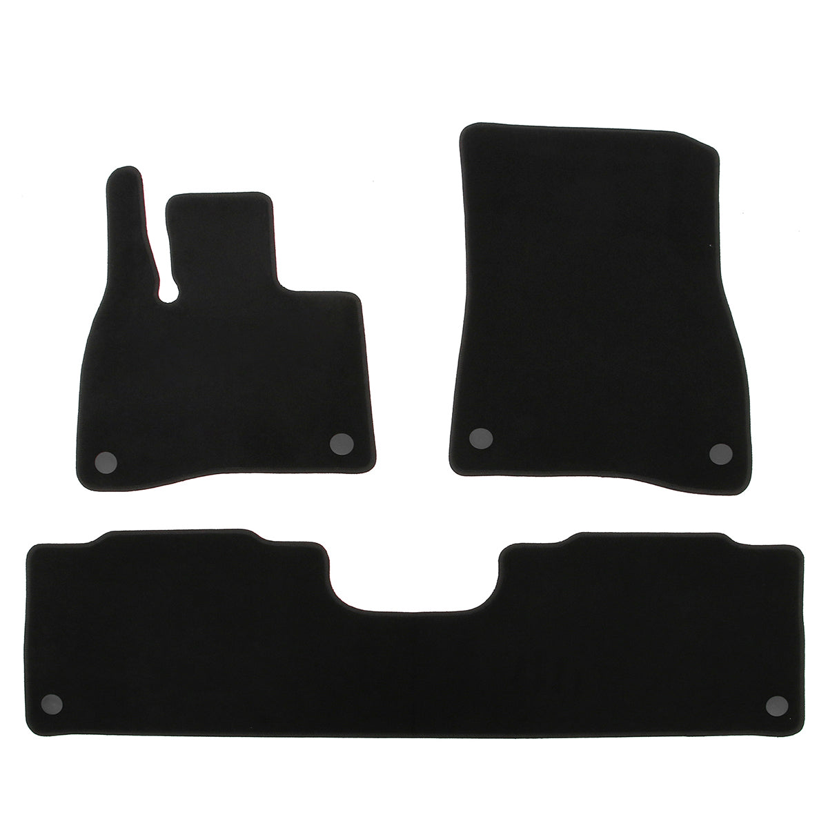 Floor Mats for Benz EQS SUV X296 2023-2026 OE Style Black Nylon 3PCS