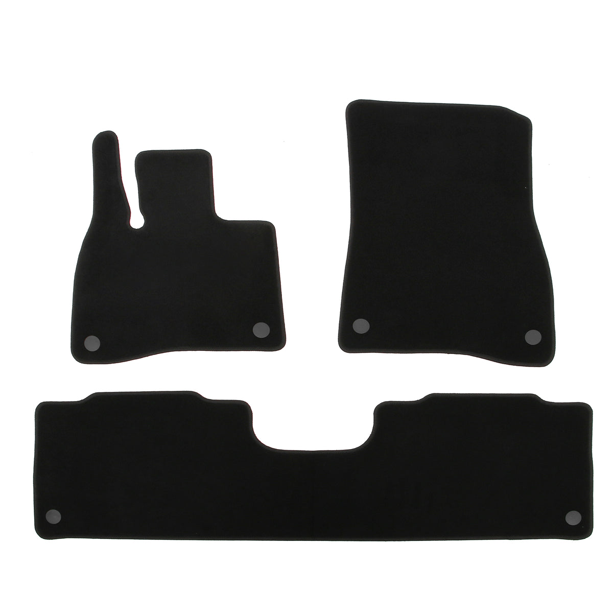 Floor Mats for Benz EQS SUV X296 2023-2026 OE Style Black Nylon 3PCS