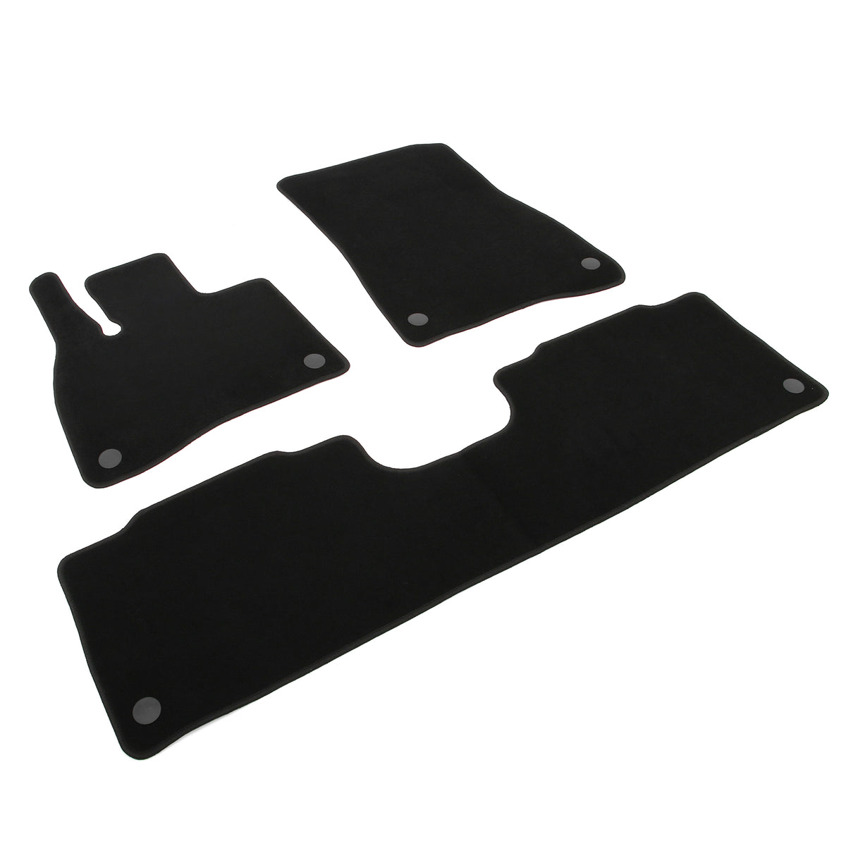 Floor Mats for Benz EQS SUV X296 2023-2026 OE Style Black Nylon 3PCS