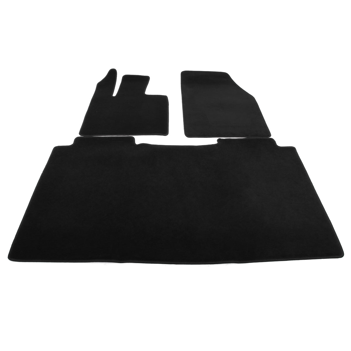 2024-2026 Tesla Cybertruck OE Style Black Floor Mats Nylon 3PCS