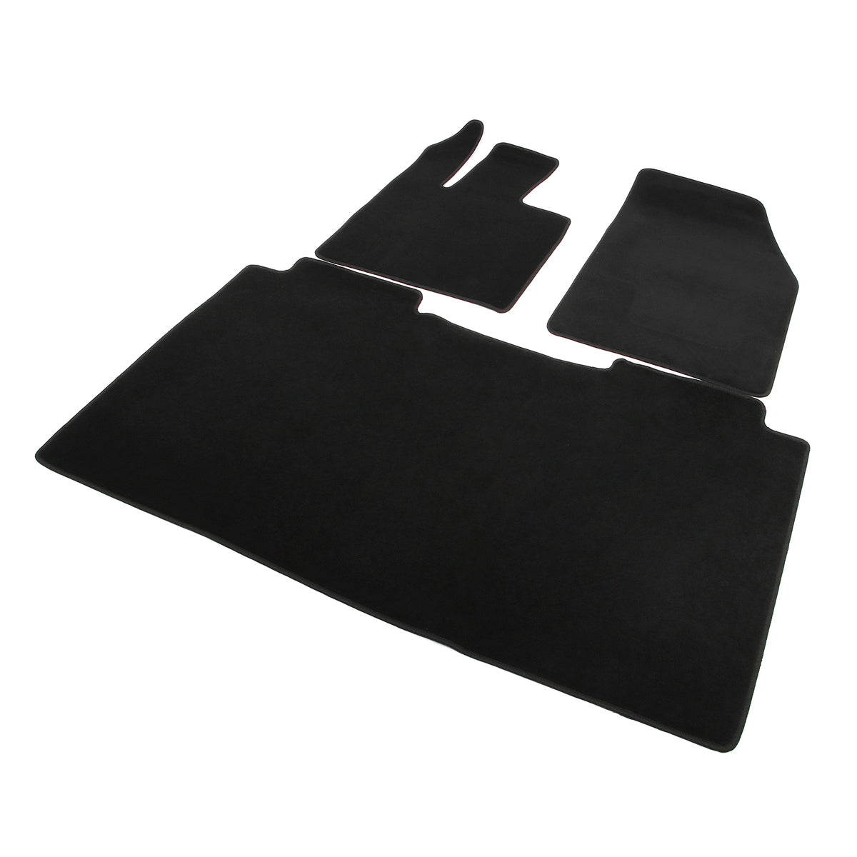 2024-2026 Tesla Cybertruck OE Style Black Floor Mats Nylon 3PCS