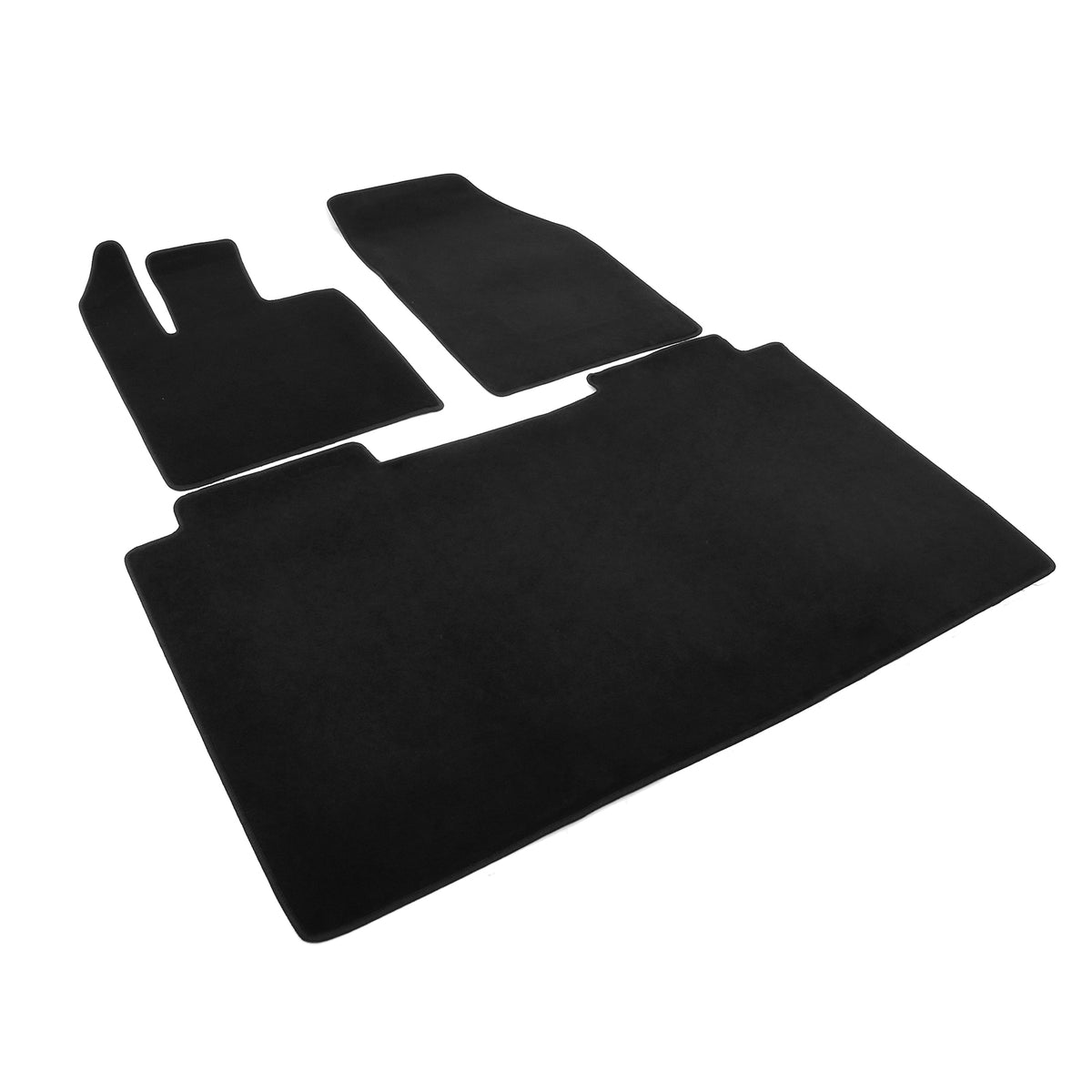 2024-2026 Tesla Cybertruck OE Style Black Floor Mats Nylon 3PCS