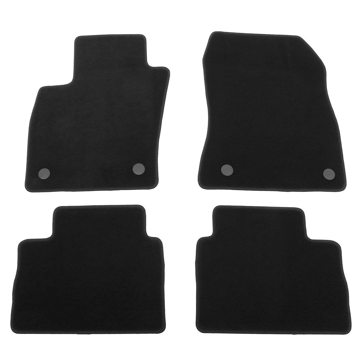 Floor Mats for Nissan Kicks 2025-2026 OE Style Black Nylon 4PCS