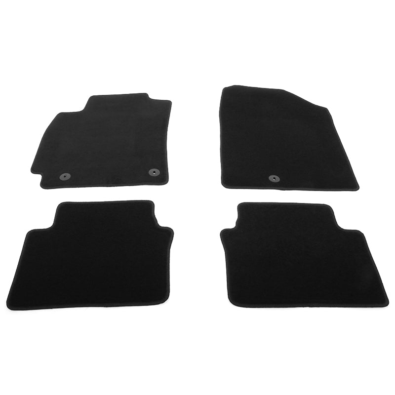 2019-2022 Hyundai Veloster OE Style Black Floor Mats Nylon 4PCS