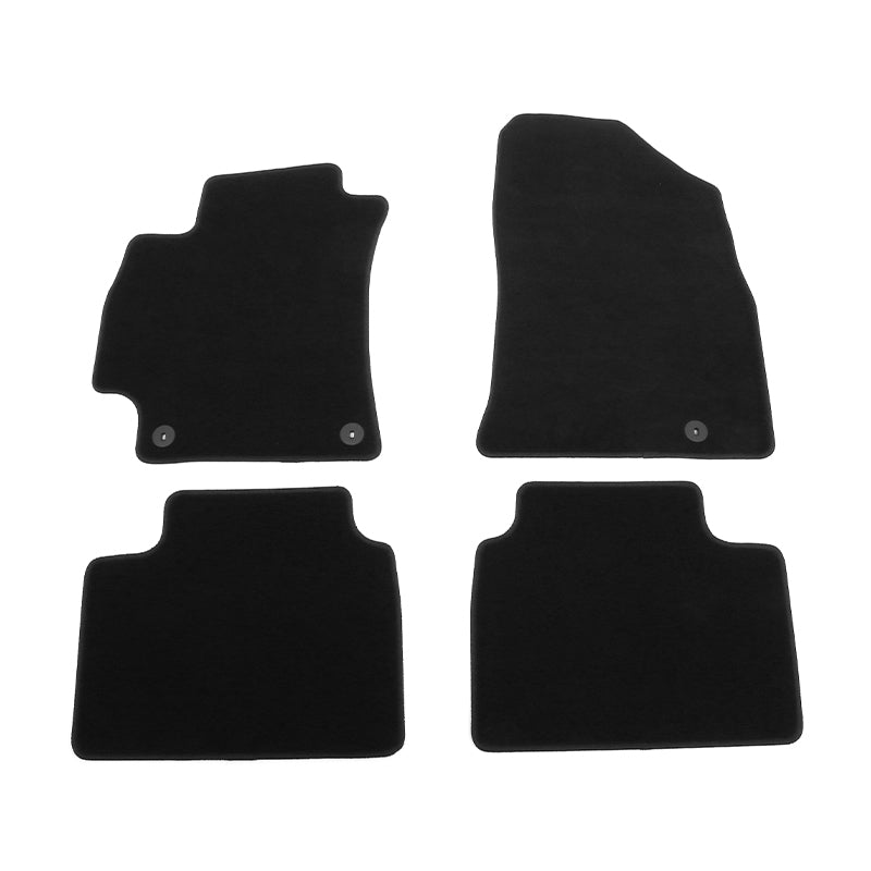2025-2026 Kia K4 OE Style Black Floor Mats Carpets Nylon 4PCS