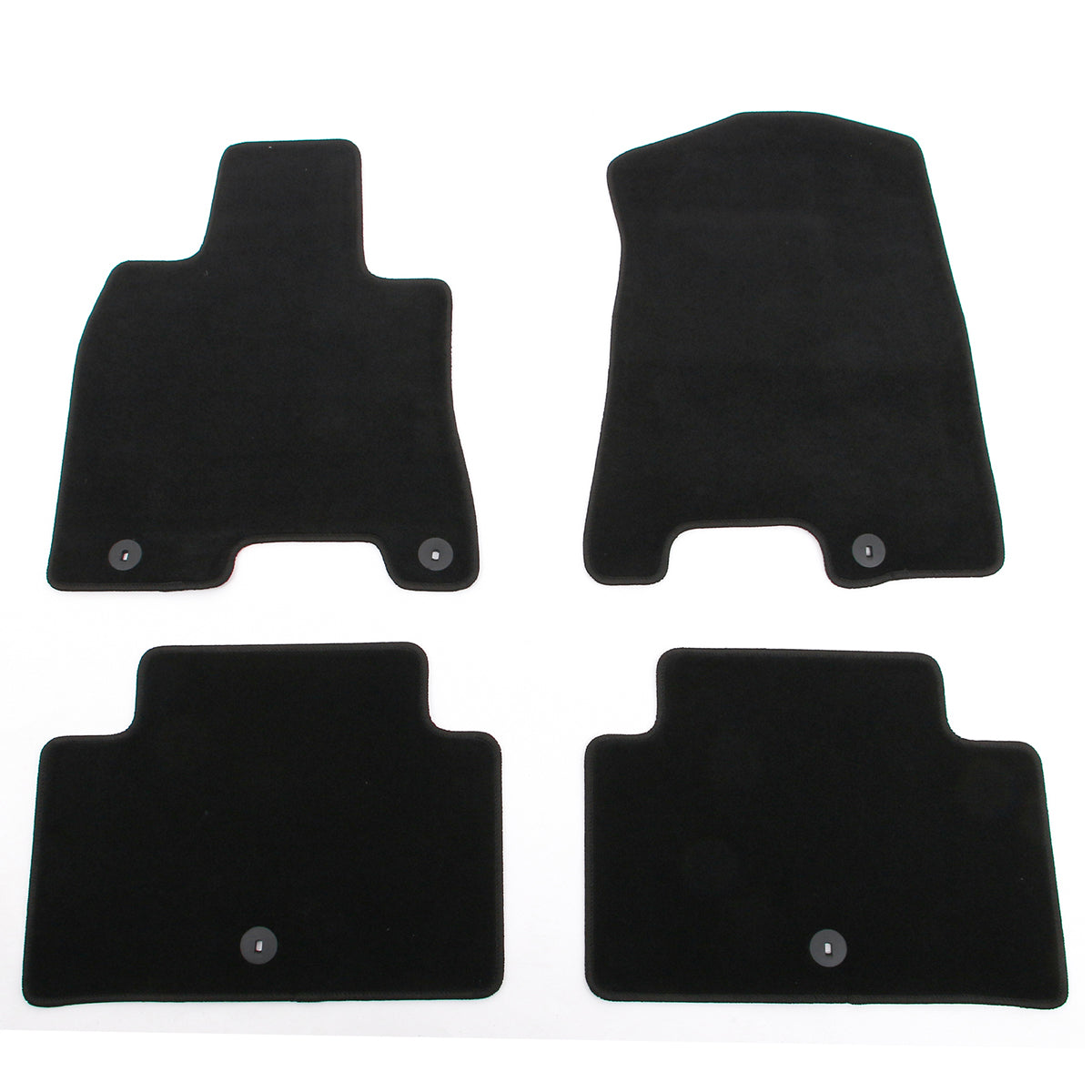 Floor Mats Carpets for Genesis GV70 2022-2026 OE Style Black Nylon 4PCS