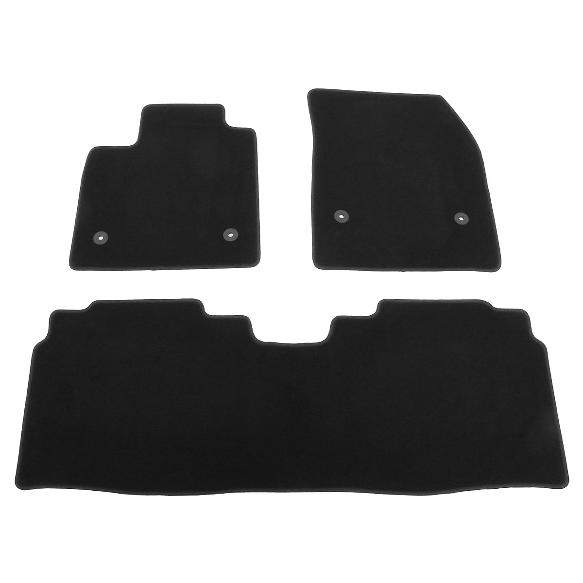 OE Style Black Floor Mats for Acura ZDX 2024-2025 Carpets Nylon 3PCS