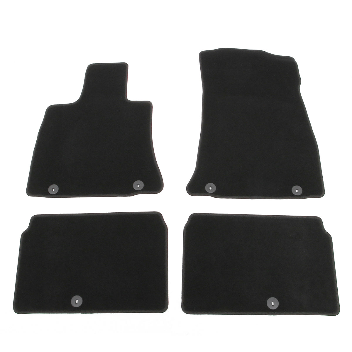 Floor Mats for Genesis Electrified G80 2023-2026 OE Style Black Nylon 4PCS