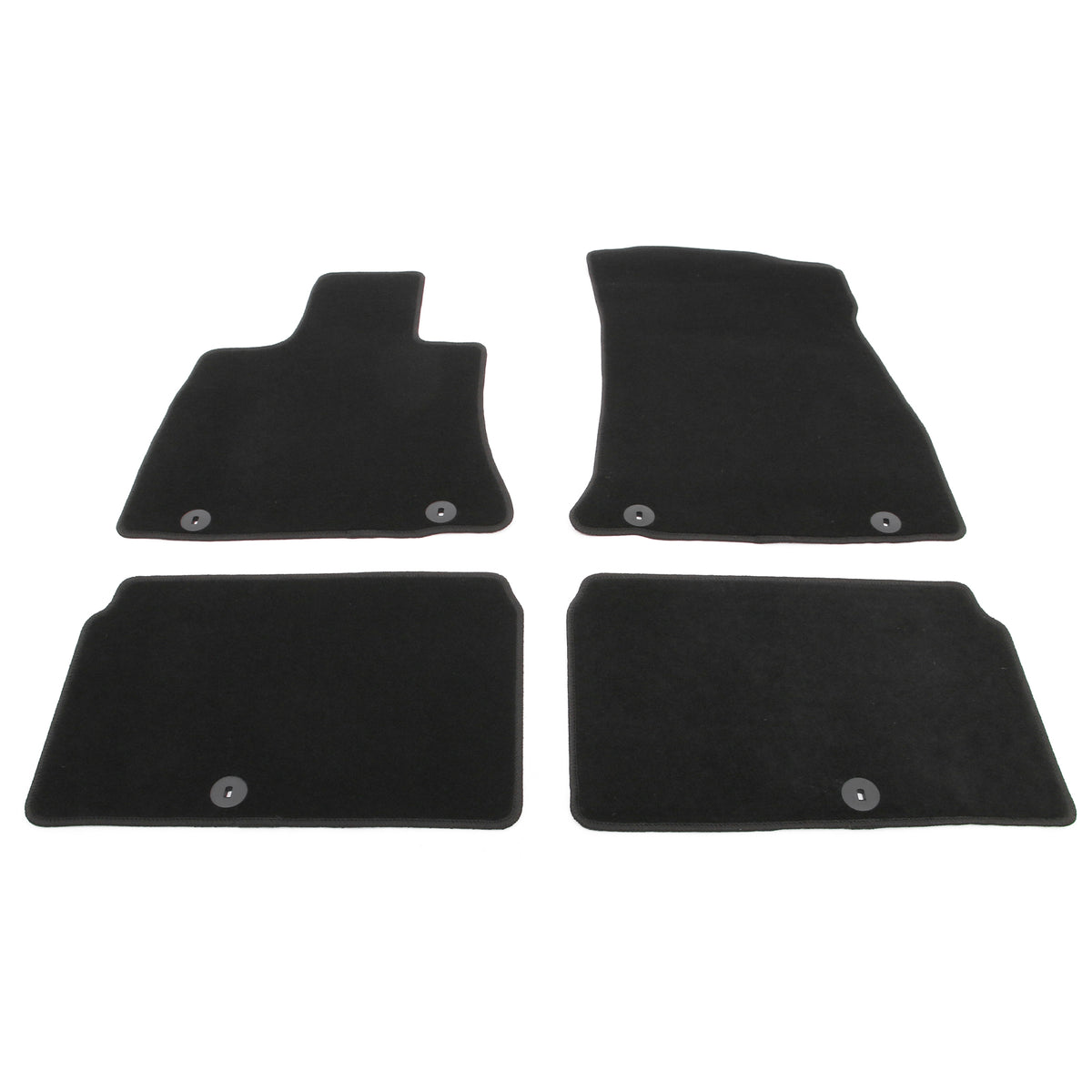 Floor Mats for Genesis Electrified G80 2023-2026 OE Style Black Nylon 4PCS