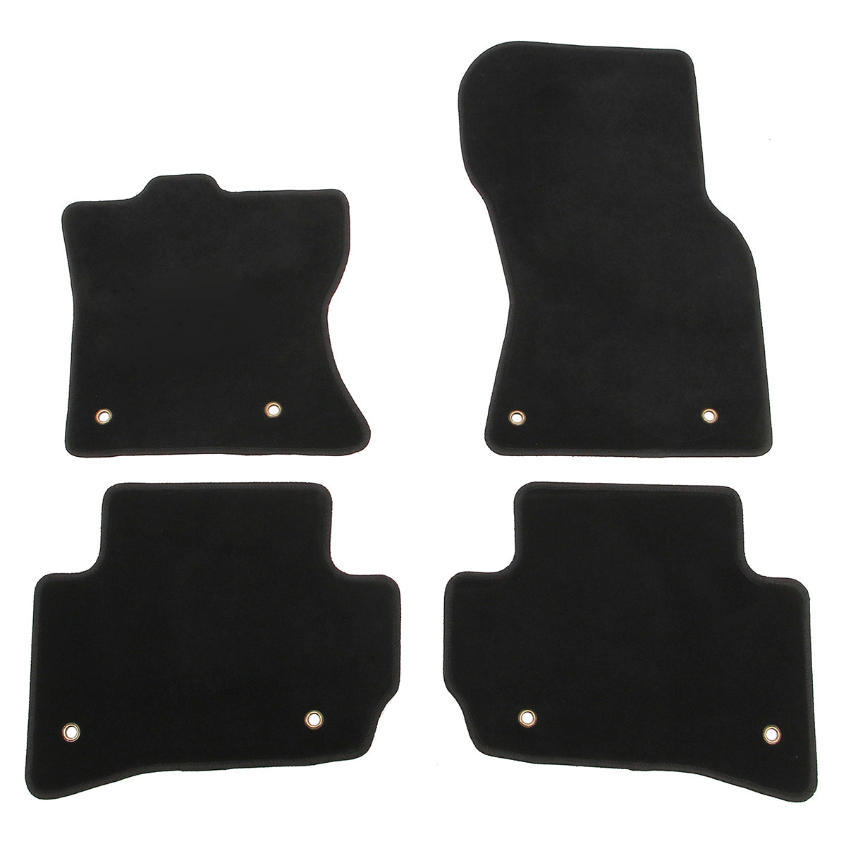 2018-2026 Range Rover Velar 17-26 Jaguar F-Pace Black Floor Mats Nylon