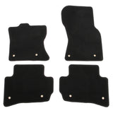 2018-2026 Range Rover Velar 17-26 Jaguar F-Pace Black Floor Mats Nylon