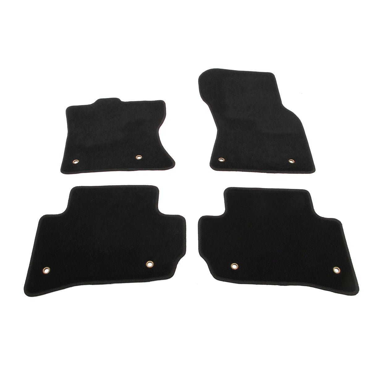 2018-2026 Range Rover Velar 17-26 Jaguar F-Pace Black Floor Mats Nylon