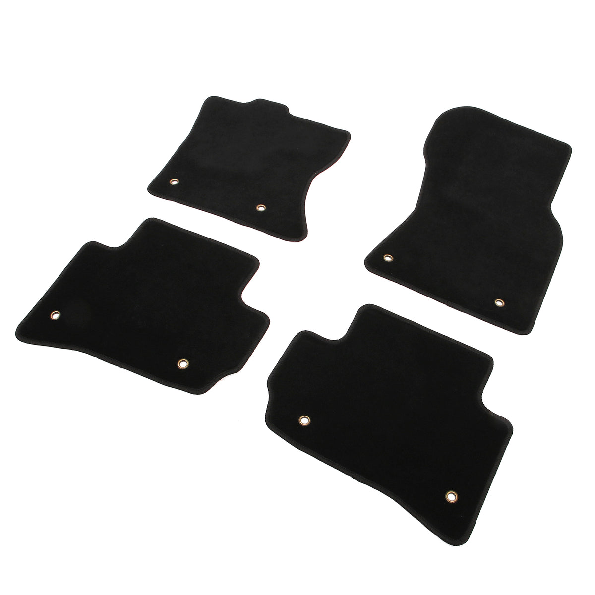 2018-2026 Range Rover Velar 17-26 Jaguar F-Pace Black Floor Mats Nylon