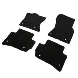 2018-2026 Range Rover Velar 17-26 Jaguar F-Pace Black Floor Mats Nylon
