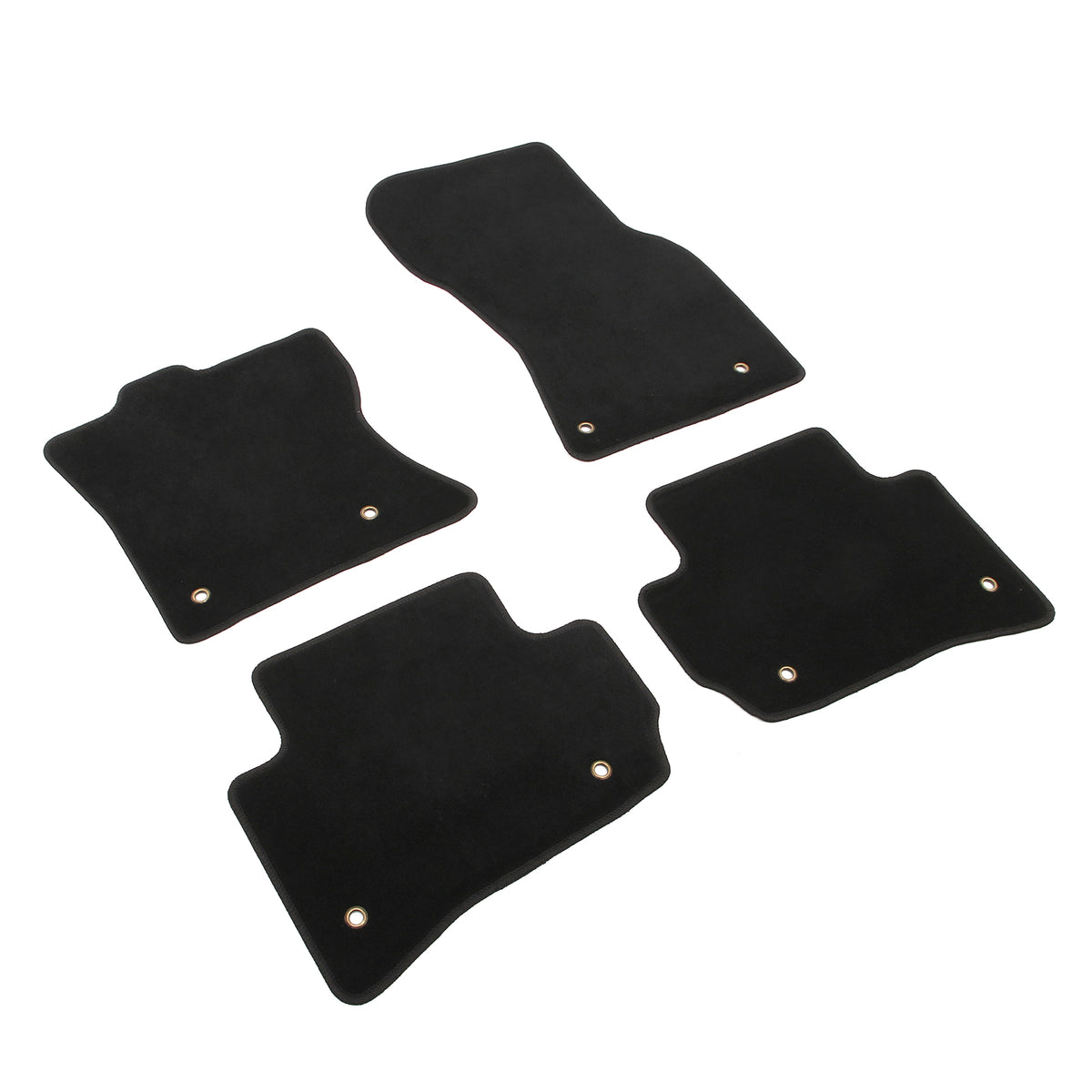 2018-2026 Range Rover Velar 17-26 Jaguar F-Pace Black Floor Mats Nylon