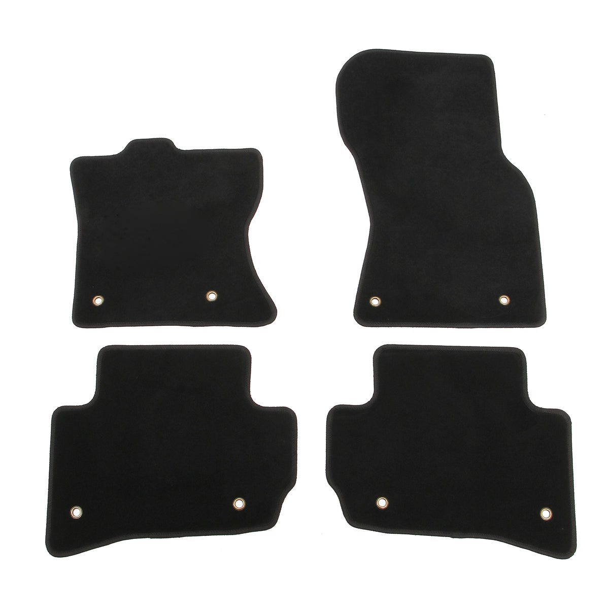 2018-2026 Range Rover Velar 17-26 Jaguar F-Pace Black Floor Mats Nylon