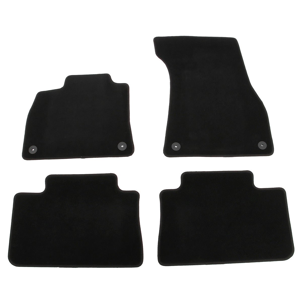 2021-2025 Audi SQ8 Q8 e-tron Sportback OE Style Black Floor Mats Nylon