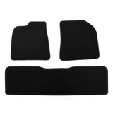 OE Style Black Floor Mats for Lucid Air 2022-2026 Carpets Nylon 3PCS