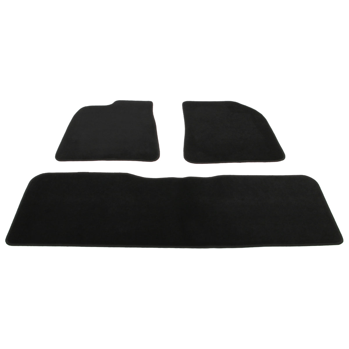 OE Style Black Floor Mats for Lucid Air 2022-2026 Carpets Nylon 3PCS