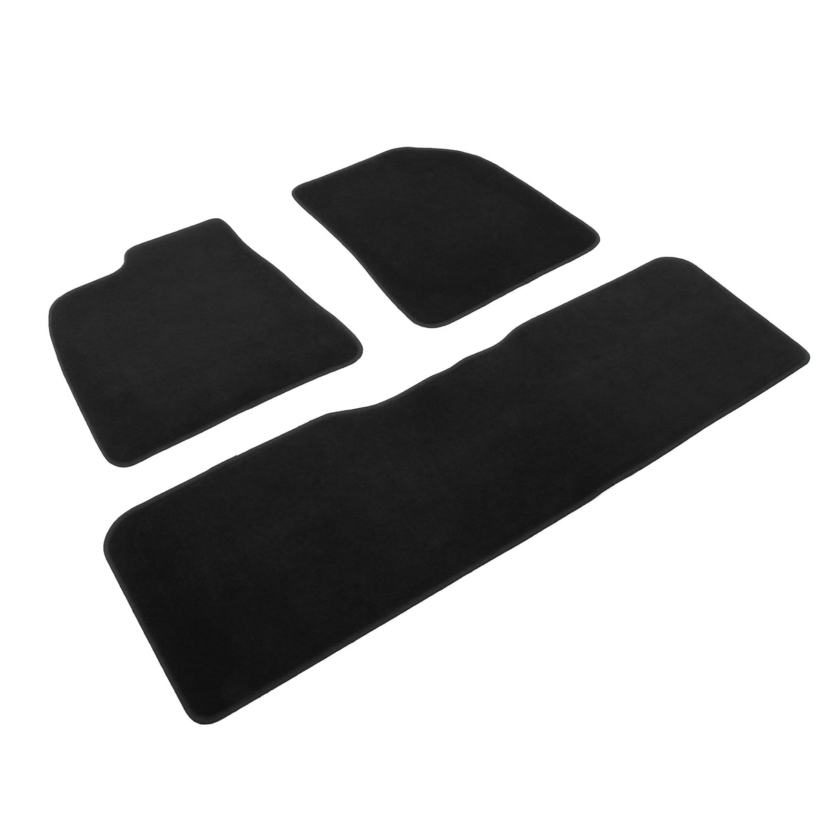 OE Style Black Floor Mats for Lucid Air 2022-2026 Carpets Nylon 3PCS