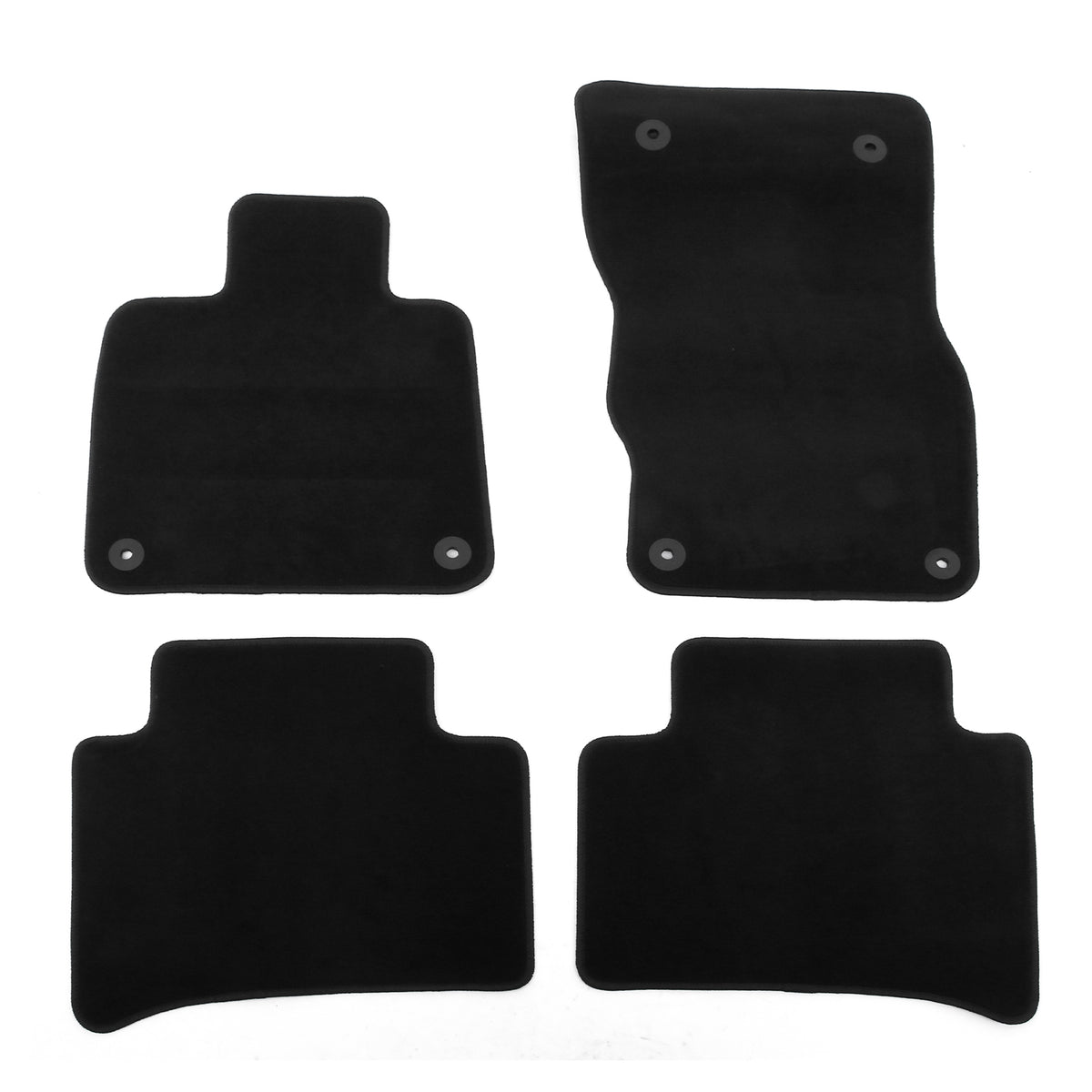 OE Style Black Floor Mats for Maserati Grecale 2023-2026 Carpets Nylon 4PC