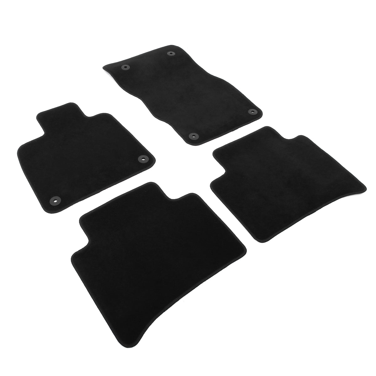 OE Style Black Floor Mats for Maserati Grecale 2023-2026 Carpets Nylon 4PC