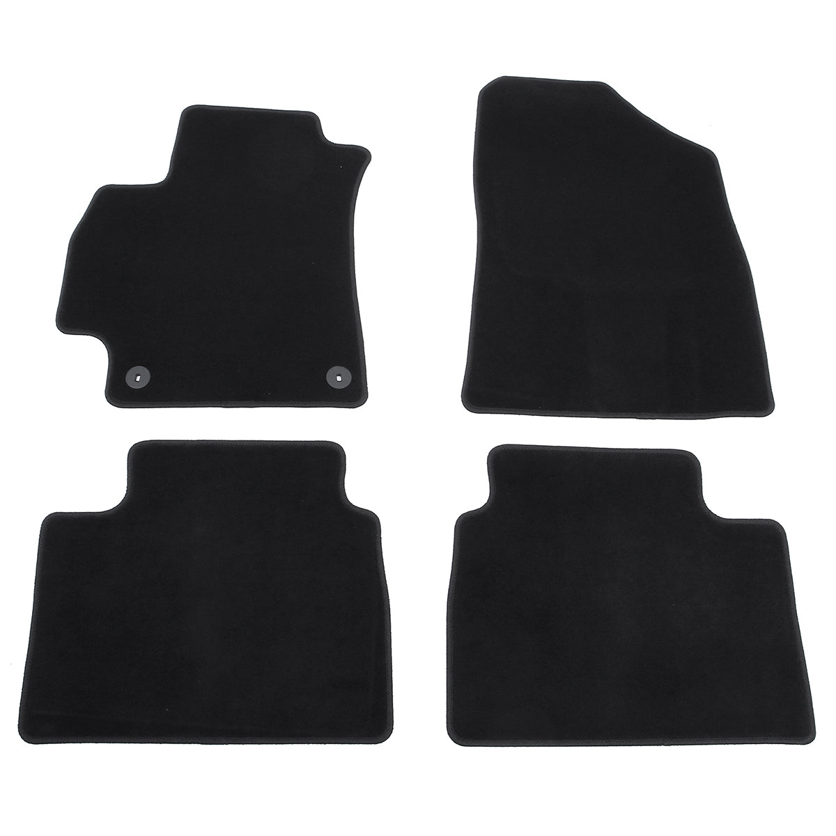 Floor Mats Carpets for Hyundai Elantra 2021-2026 OE Style Black Nylon 4PCS