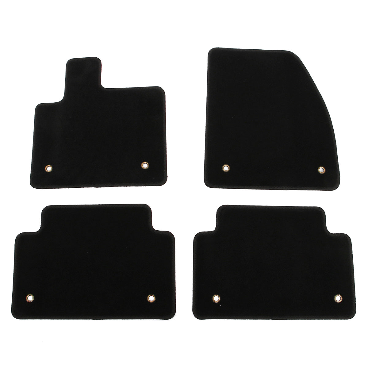 2020-2026 Rover Range Evoque OE Style Black Floor Mats Carpets Nylon