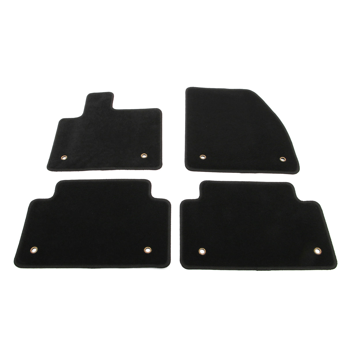 2020-2026 Rover Range Evoque OE Style Black Floor Mats Carpets Nylon