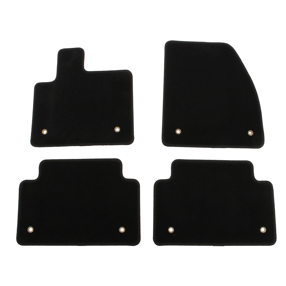 2020-2026 Rover Range Evoque OE Style Black Floor Mats Carpets Nylon