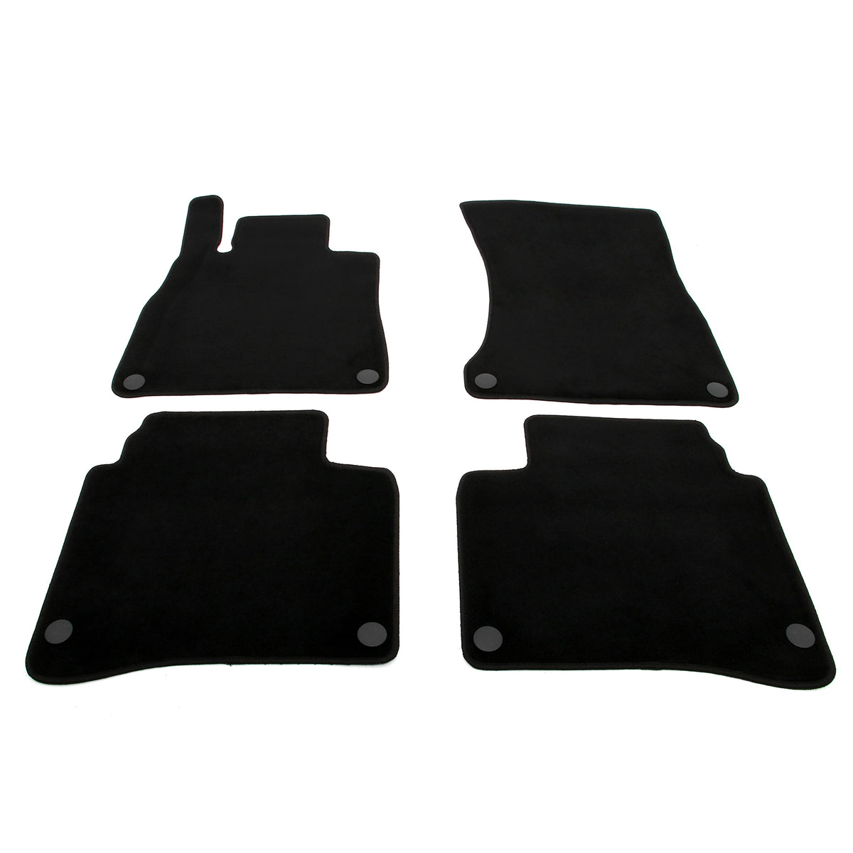 2014-2020 Mercedes-Benz S-Class W222 Sedan Black Floor Mats Nylon 4PCS