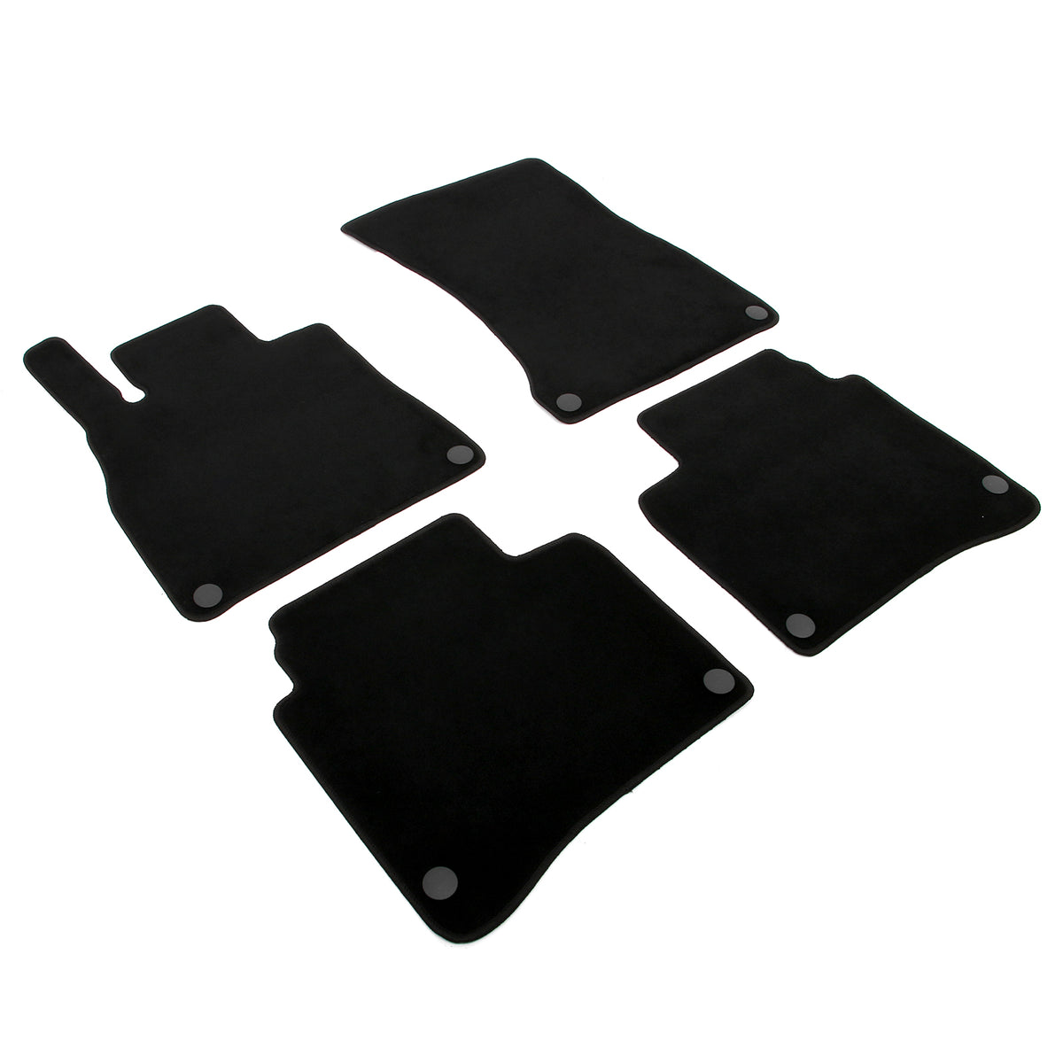 2014-2020 Mercedes-Benz S-Class W222 Sedan Black Floor Mats Nylon 4PCS