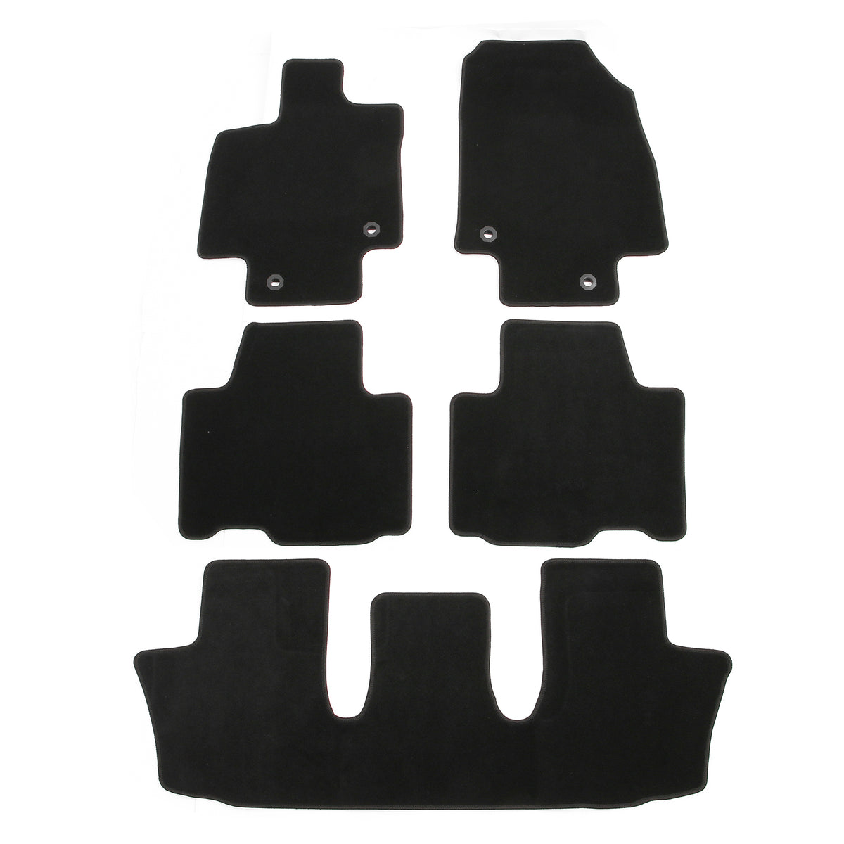 OE Style Black Floor Mats for Lexus TX350 TX500h TX550h+ 2024-2026 Nylon
