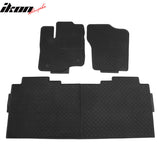 2015-2024 Ford F-150 Crew Cab Latex Floor Mats All Weather Carpet