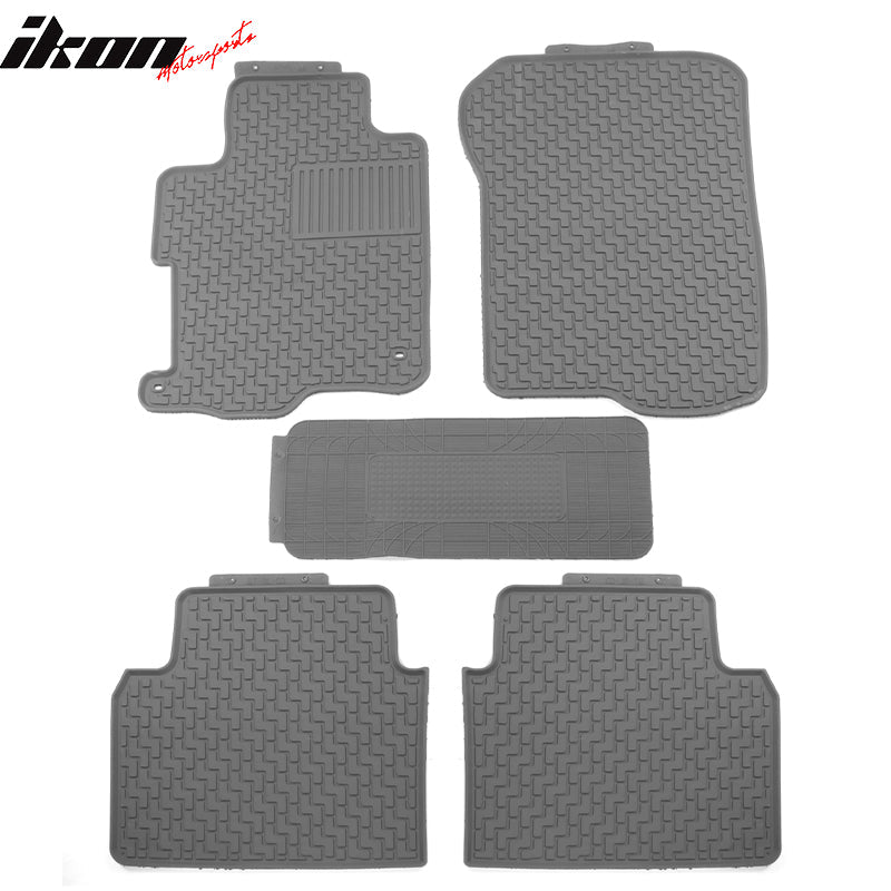 2008-2012 Honda Accord 4DR Latex Floor Mat All Weather Car Carpet